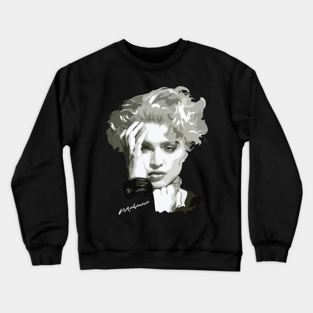 Madonna Art Crewneck Sweatshirt by Aldebaran